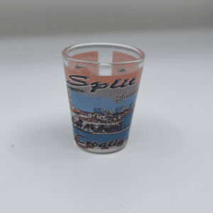 Split Shot Glass