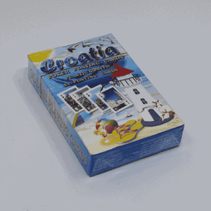 Croatia poker playing cards