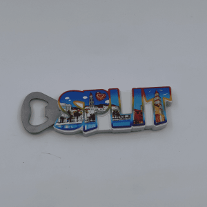 Croatia beer bottle opener magnet 1