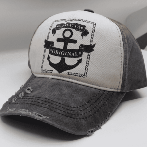 "Original Croatia" Brown-Grey Cap