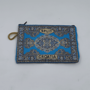 Split Blue Wallet